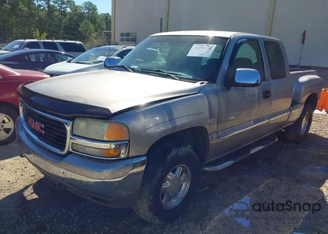 2002 GMC Sierra 1500 Sle из США, поврежденный, VIN 2GTEK19T821415738